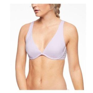 Athleta Synthetic Bra Cup Plunge Bikini Top 36C